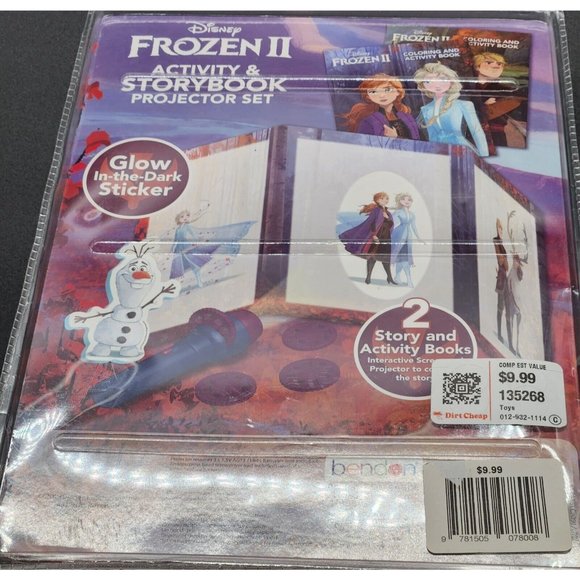 Disney Frozen 2 Activity and Storybook Projector Set NEW - Picture 4 of 4